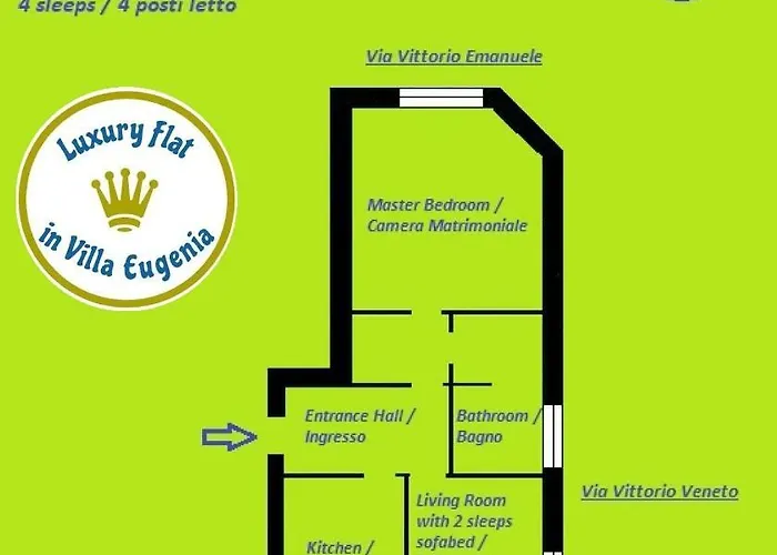 Eugenia - Luxury Flat With Parking Space * Bordighera